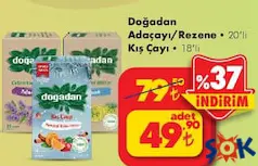 DOĞADAN ADAÇAYI/REZENE/KIŞ ÇAYI BİTKİ ÇAYI fiyat ve kampanya bilgisi